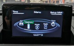 Thumbnail 2: 2015-2018 AUDI Q3 (8U) RADIO PHONE MEDIA MULTIMEDIA 7" COLOR DISPLAY SCREEN