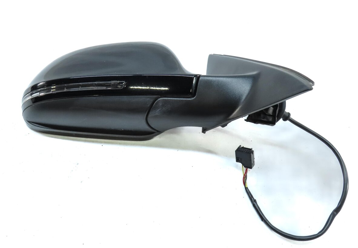 Thumbnail 6: 2015-2018 AUDI Q3 RIGHT PASSENGER HEATED DOOR MIRROR (BRILLIANT BLACK)
