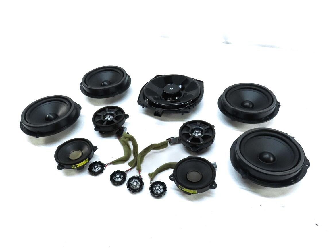 2012 LAND RANGE ROVER EVOQUE (L538) FRONT REAR LEFT RIGHT RADIO SPEAKER SET 13