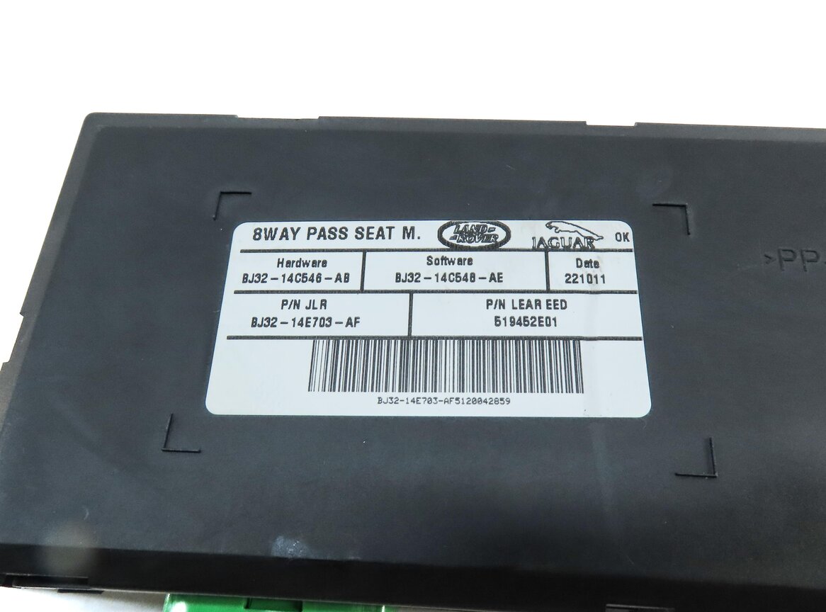 Thumbnail 4: 2012 LAND RANGE ROVER EVOQUE (L538) FRONT RIGHT PASSENGER SEAT CONTROL MODULE