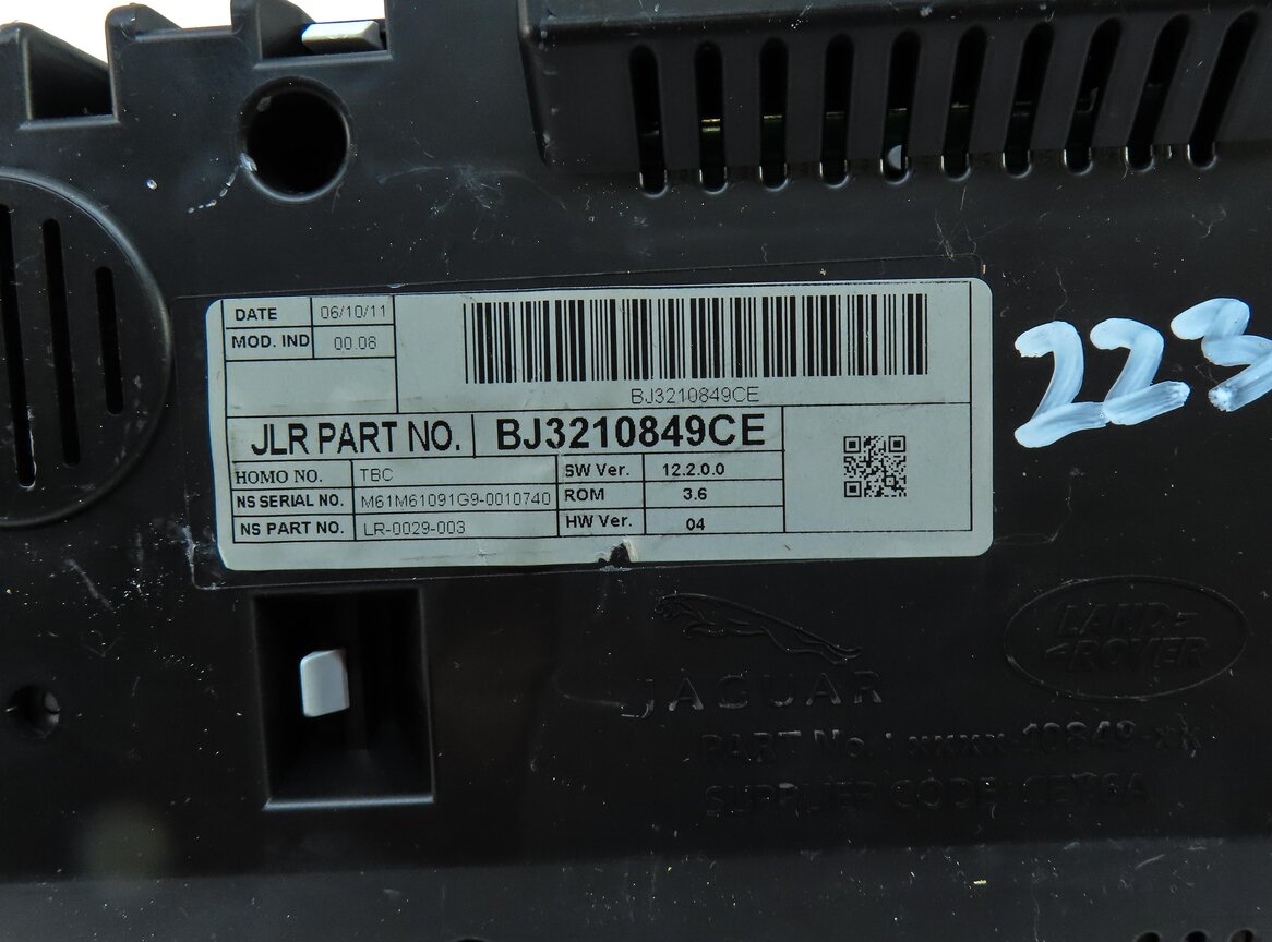Thumbnail 21: 2012 RANGE ROVER EVOQUE L538 2.0L 2-DOOR SPEEDOMETER BODY ENGINE MODULE KEY SET