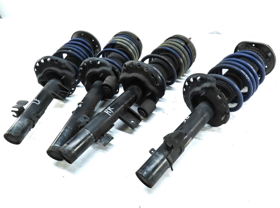 12-19 RANGE ROVER EVOQUE L538 FRONT REAR LEFT RIGHT SHOCK STRUT SET4 H&R SPRINGS