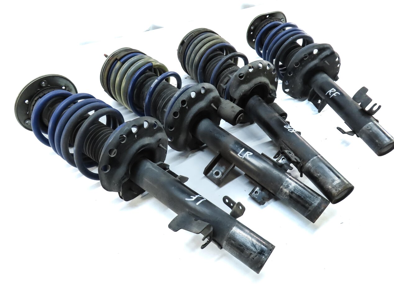 Thumbnail 2: 12-19 RANGE ROVER EVOQUE L538 FRONT REAR LEFT RIGHT SHOCK STRUT SET4 H&R SPRINGS