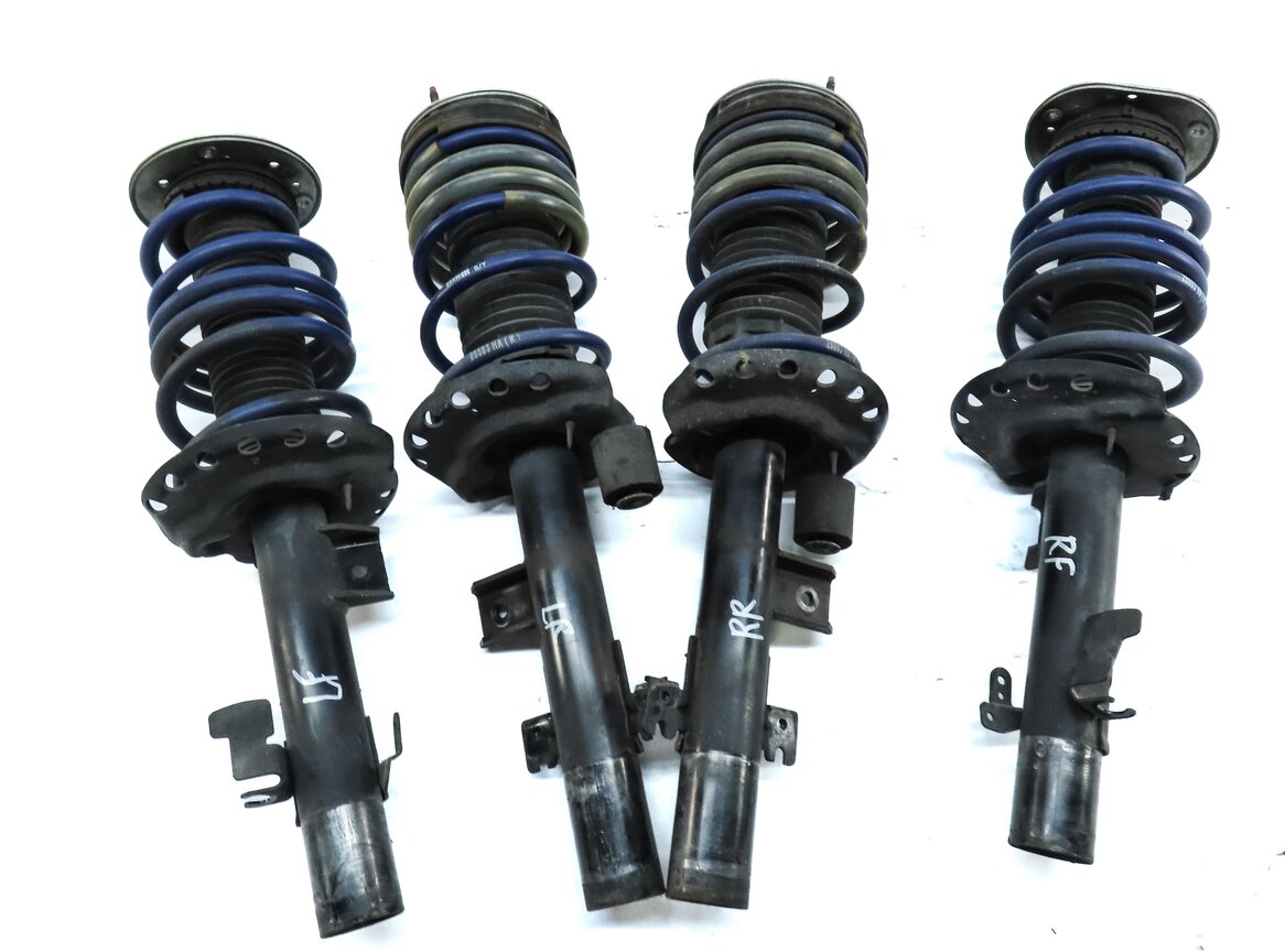 Thumbnail 4: 12-19 RANGE ROVER EVOQUE L538 FRONT REAR LEFT RIGHT SHOCK STRUT SET4 H&R SPRINGS