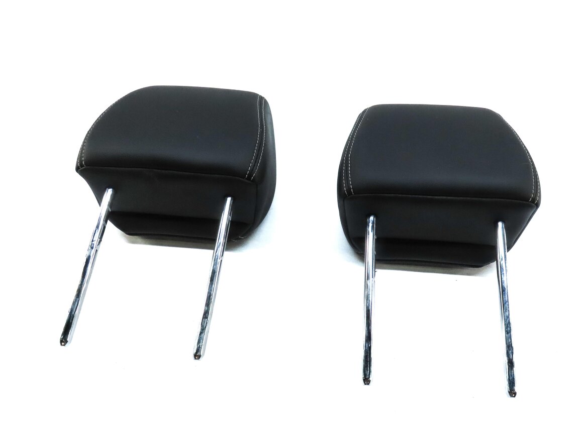 Thumbnail 6: 12-19 RANGE ROVER EVOQUE FRONT LEFT RIGHT HEADREST PERFORATED TAURUS EBONY BLACK