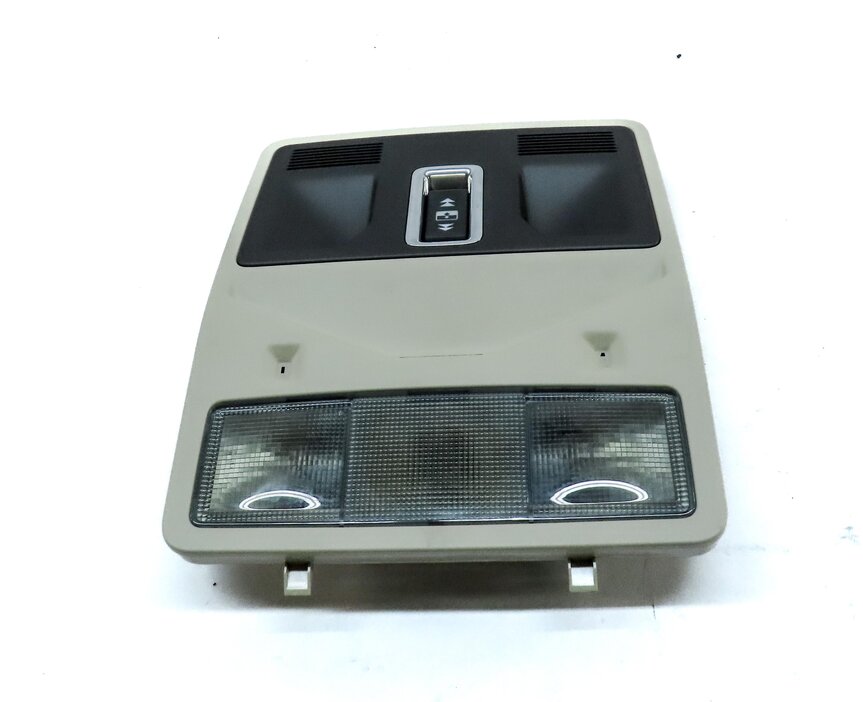 Thumbnail 2: 2012 LAND RANGE ROVER EVOQUE (L538) FRONT ROOF DOMELIGHT w/ SWITCHES (IVORY)