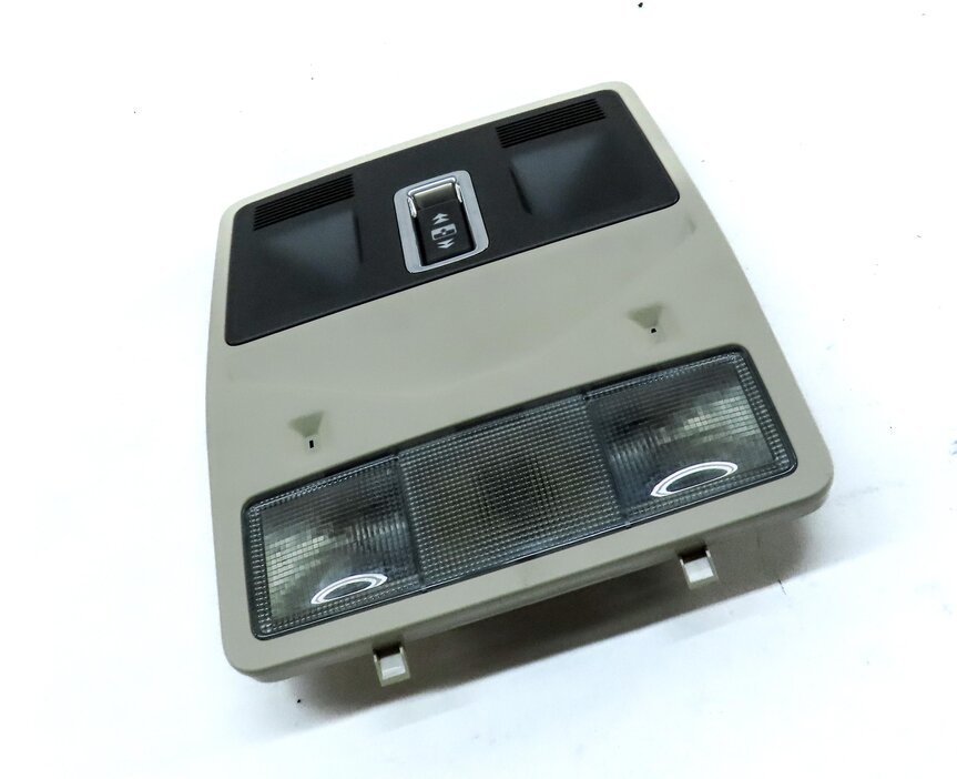 Thumbnail 3: 2012 LAND RANGE ROVER EVOQUE (L538) FRONT ROOF DOMELIGHT w/ SWITCHES (IVORY)