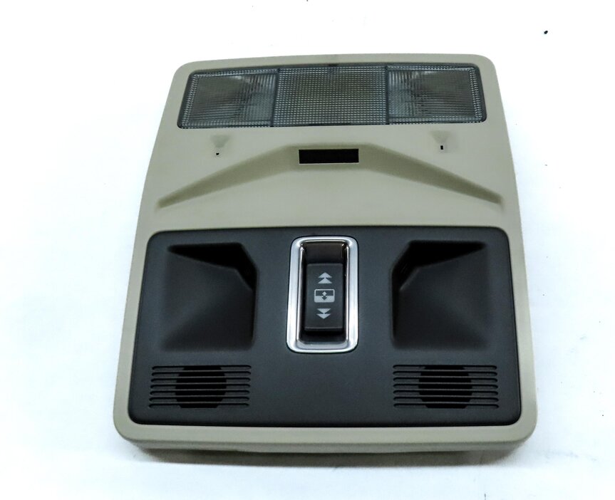 Thumbnail 4: 2012 LAND RANGE ROVER EVOQUE (L538) FRONT ROOF DOMELIGHT w/ SWITCHES (IVORY)