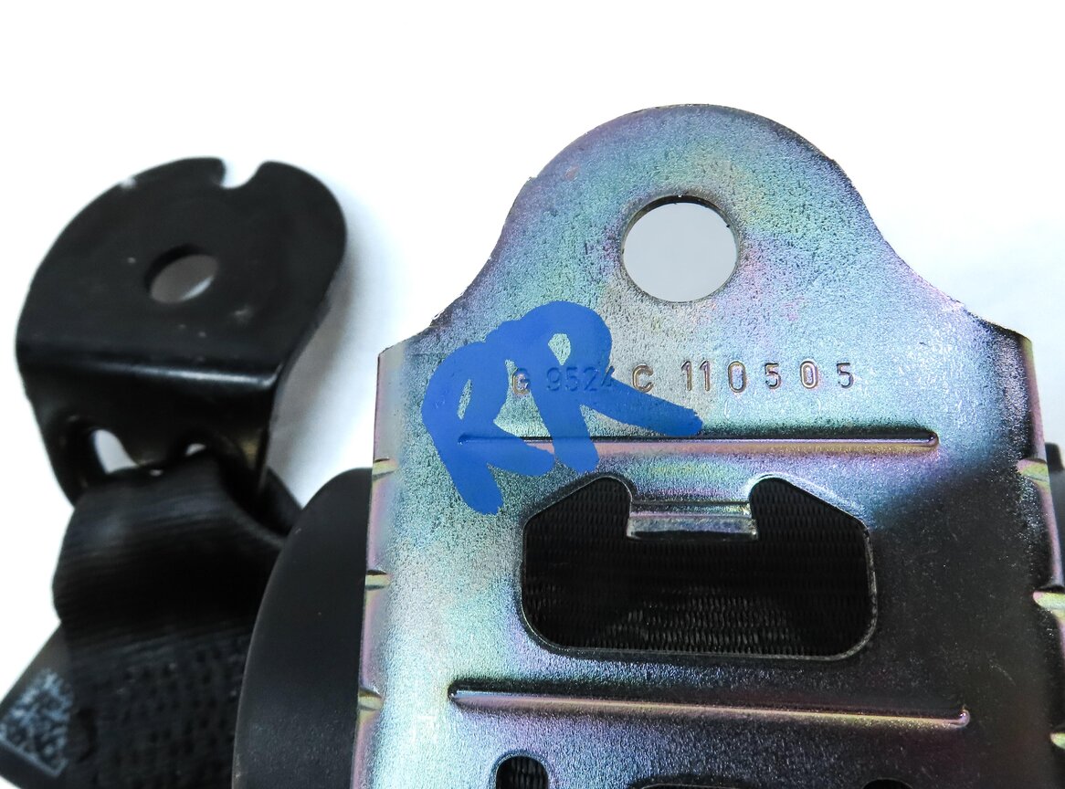 Thumbnail 5: 2012 LAND RANGE ROVER EVOQUE (L538) REAR RIGHT SEATBELT RETRACTOR (BLACK)