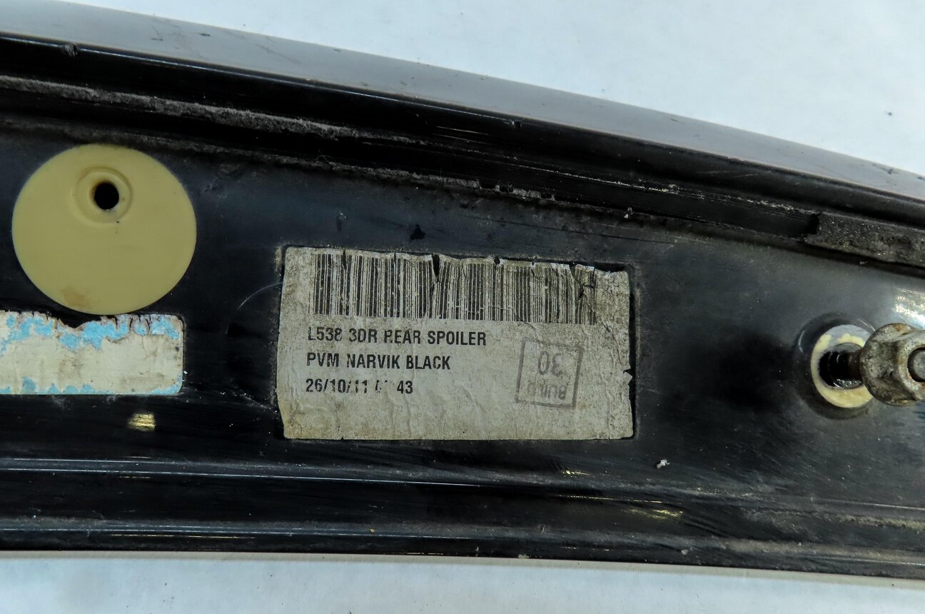 Thumbnail 8: 12-17 RANGE ROVER EVOQUE (L538) 2 DOOR DYNAMIC REAR TRUNK SPOILER FINISHER BLACK