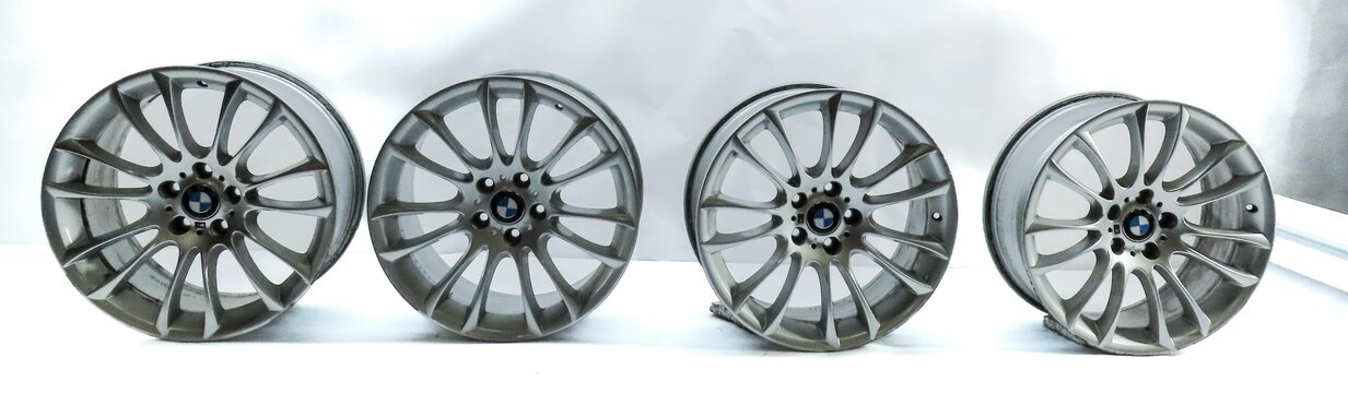 09-17 BMW 535iGT 740i 750i 760i F01 F07 19x9.5 ALUMINUM 14-SPOKE WHEEL RIM SET 4
