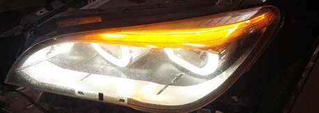 Thumbnail 2: 13-15 BMW 7 SERIES (F01) LEFT DRIVER HEADLIGHT LIGHT LAMP - ADAPTIVE DYNAMIC LED