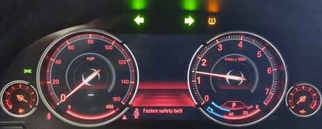 Thumbnail 2: 13-17 BMW 5 6 7 F01 F10 F12 ALL DIGITAL SPEEDOMETER INSTRUMENT GUAGE CLUSTER 81k