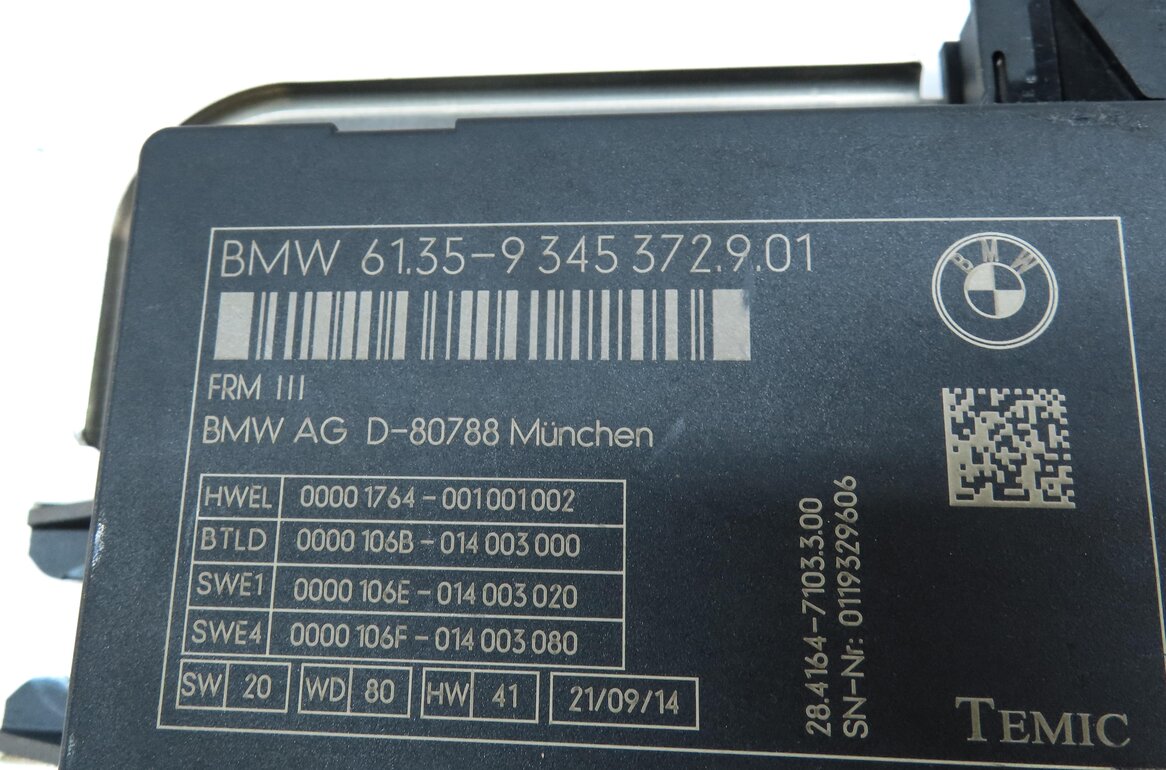 Thumbnail 4: 13-15 BMW 535iGT 550iGT 740i 750i 760i (F01 F02 F07) BODY LIGHT CONTROL MODULE