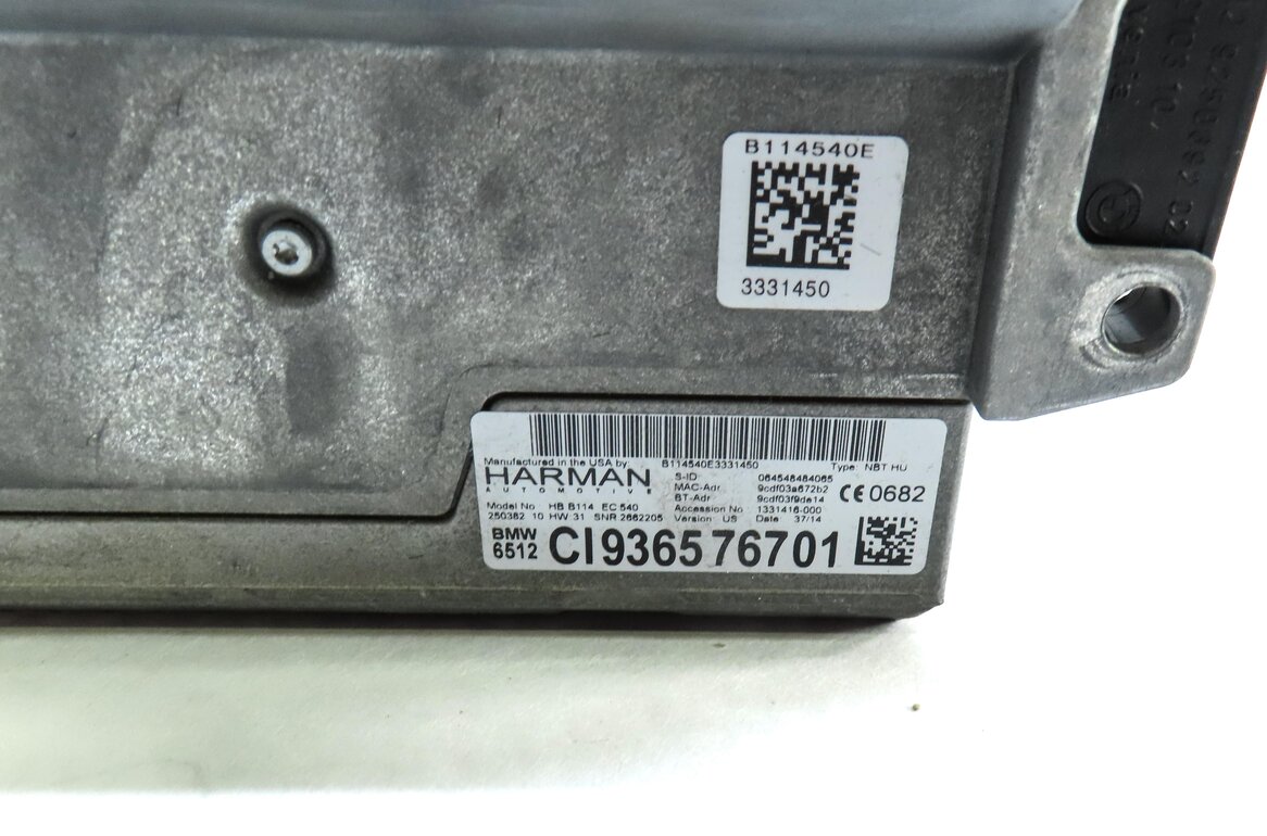 Thumbnail 4: 14-16 BMW 2 3 4 5 6 7 X3 X5 X6 (F10 F15 F22 F30 F32) AM/FM CD STEREO RECEIVER