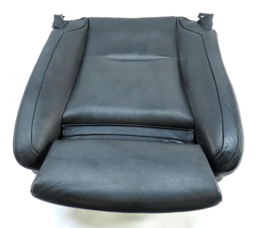 Thumbnail 2: 2015 BMW 750Li (F01) FRONT LEFT DRIVER LOWER HEATED VENTED SEAT CUSHION (BLACK)