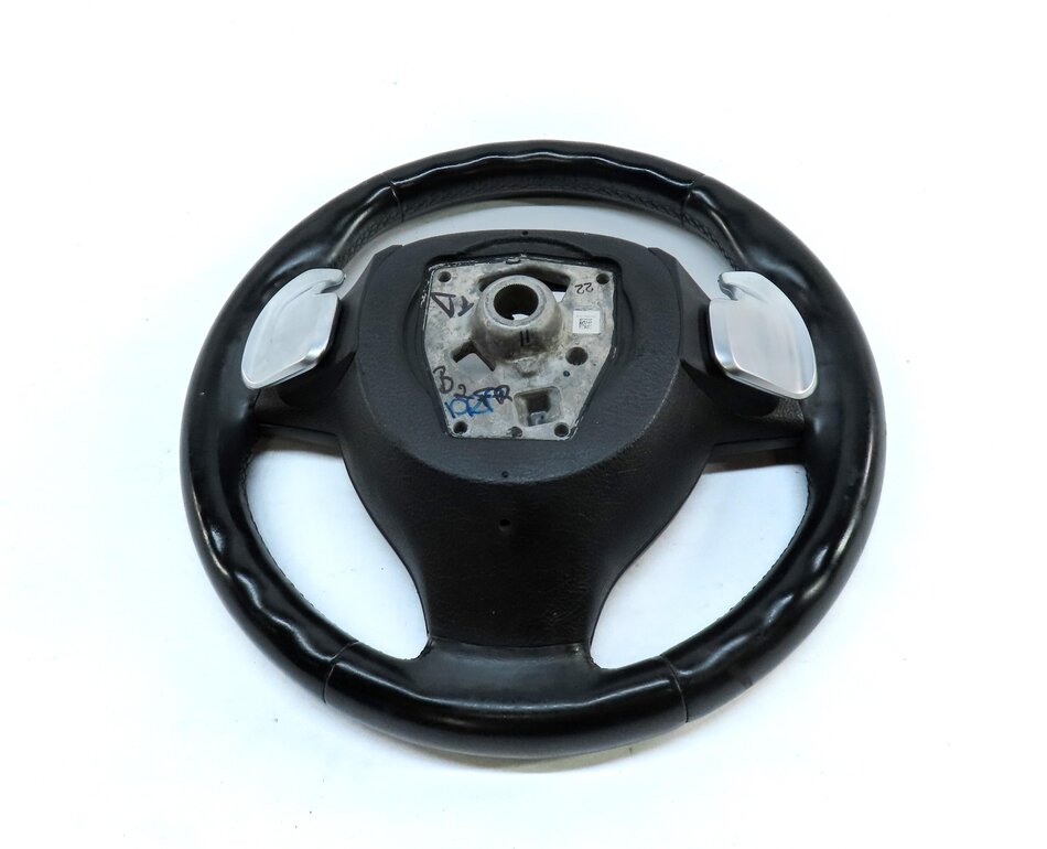 Thumbnail 5: 14-17 BMW 5 GT 7 SERIES F01 F07 3 SPOKE SPORT STEERING WHEEL w/ SWITCHES (BLACK)
