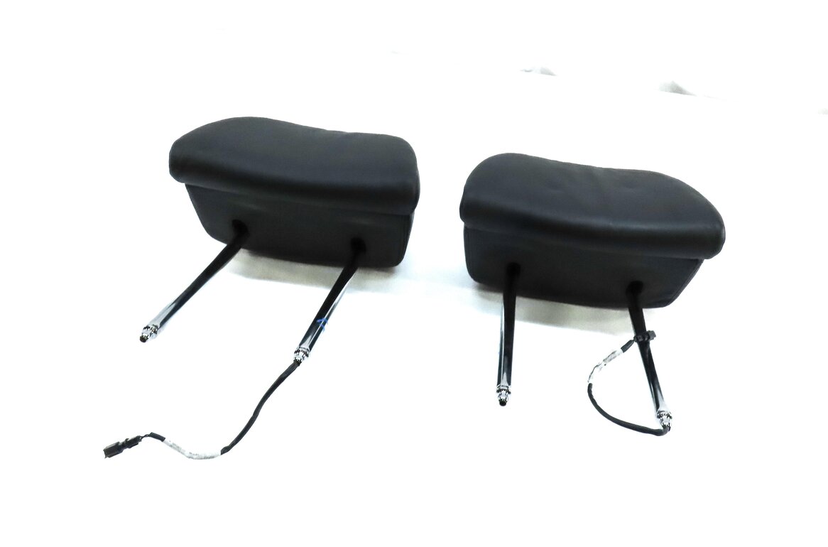 14-17 535iGT 550iGT F07 14-15 740 750 F01 FRONT LEFT RIGHT HEADREST SET (BLACK)