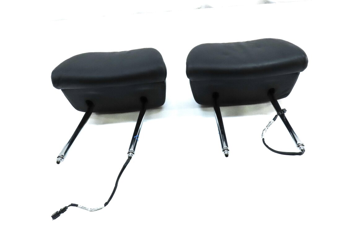 Thumbnail 2: 14-17 535iGT 550iGT F07 14-15 740 750 F01 FRONT LEFT RIGHT HEADREST SET (BLACK)
