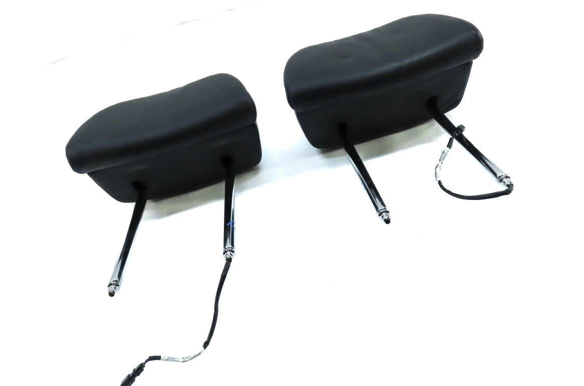 Thumbnail 3: 14-17 535iGT 550iGT F07 14-15 740 750 F01 FRONT LEFT RIGHT HEADREST SET (BLACK)