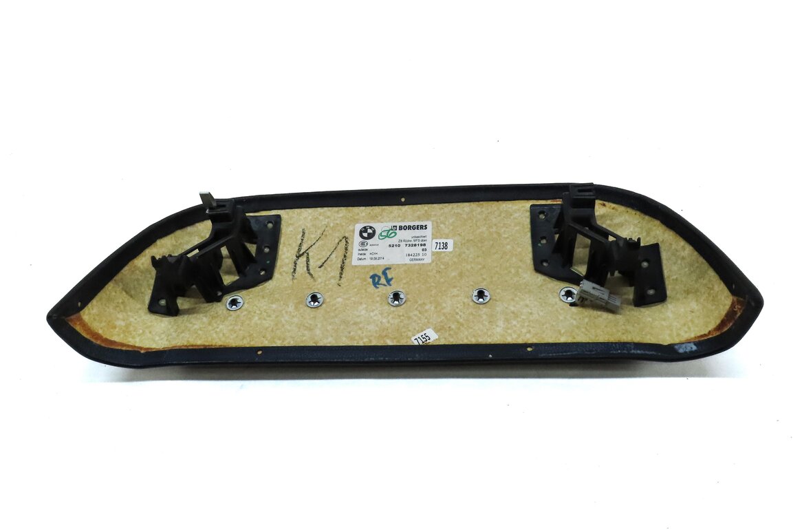 Thumbnail 5: 2015 BMW 750Li (F01) FRONT RIGHT PASSENGER SEAT BACK COVER TRIM (BLACK)