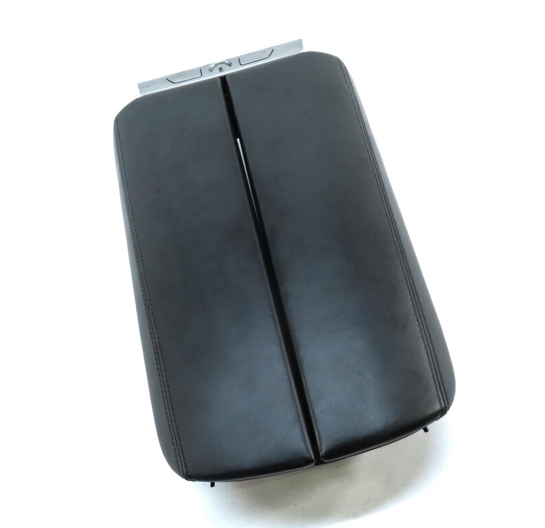 Thumbnail 3: 09-15 BMW 740i 750i 760i B7 (F01) CENTER CONSOLE ARM REST COMPARTMENT (BLACK)