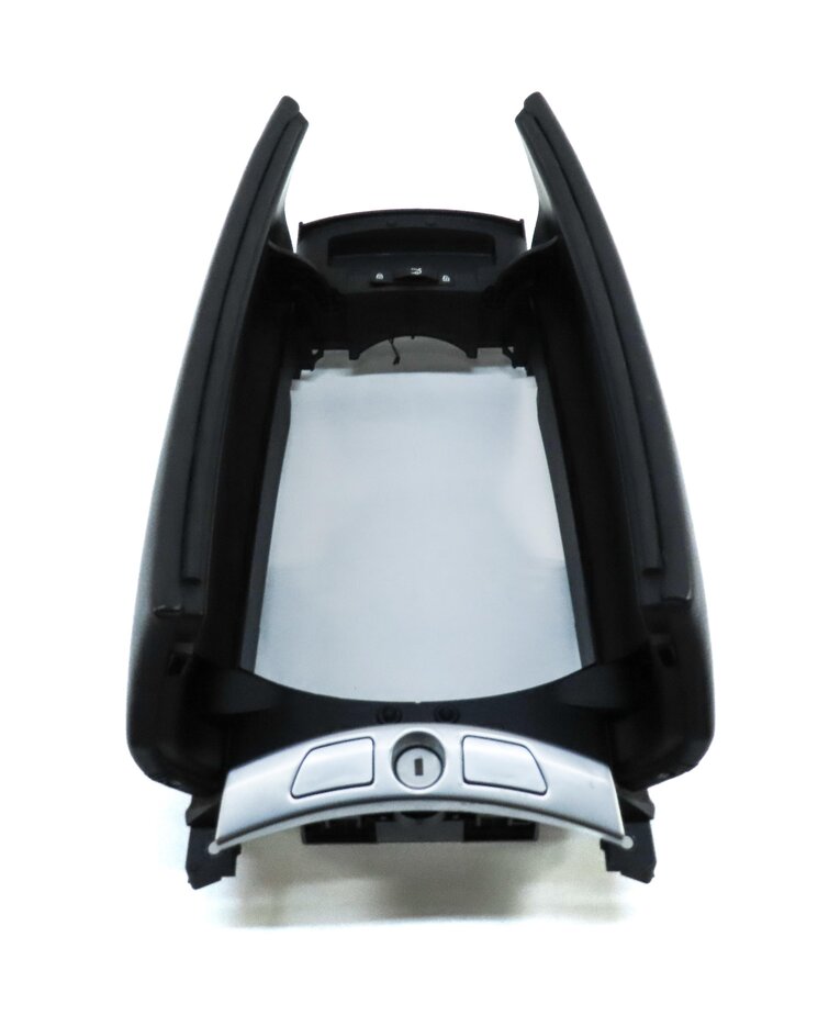 Thumbnail 8: 09-15 BMW 740i 750i 760i B7 (F01) CENTER CONSOLE ARM REST COMPARTMENT (BLACK)