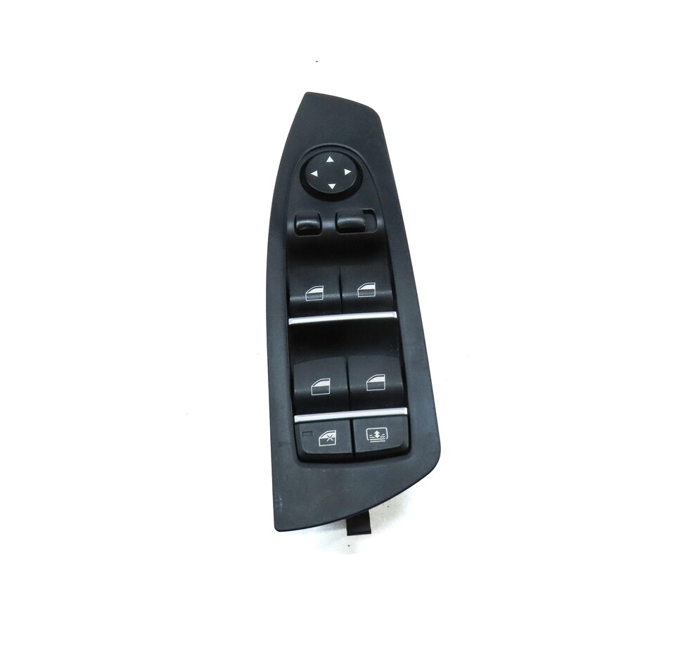 Thumbnail 2: 09-15 BMW 740i 750i 760i B7 (F01) DRIVER WINDOW SWITCH w/ SHADE & P-FOLD (BLACK)
