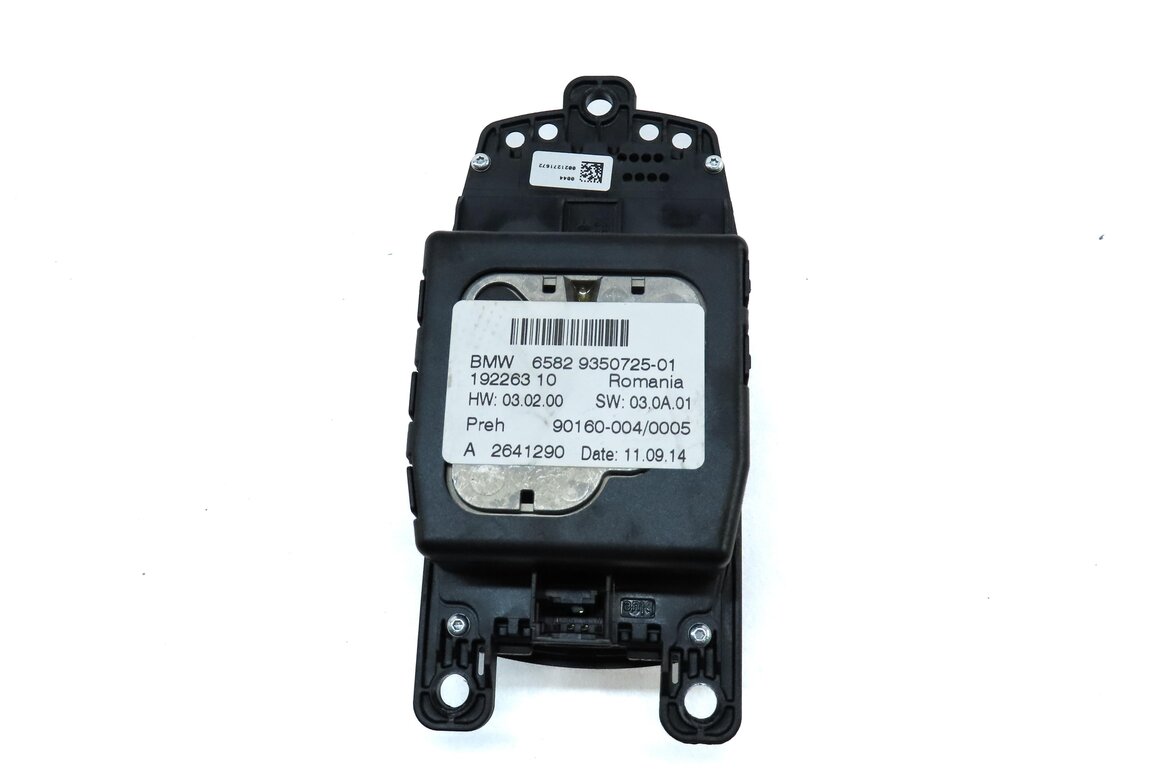 Thumbnail 5: 2015 BMW 750Li (F01) RADIO NAVIGATION iDRIVE MEDIA CONTROL KNOB (BLACK) (4 PIN)