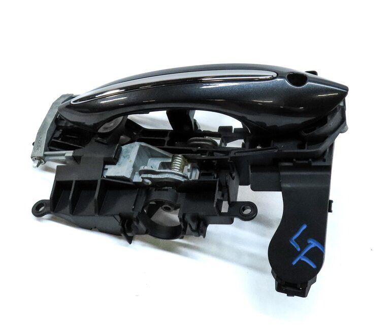 Thumbnail 4: 09-15 BMW 740i 750i 760i (F01 F02) LEFT FRONT DRIVER COMFORT DOOR HANDLE (GREY)