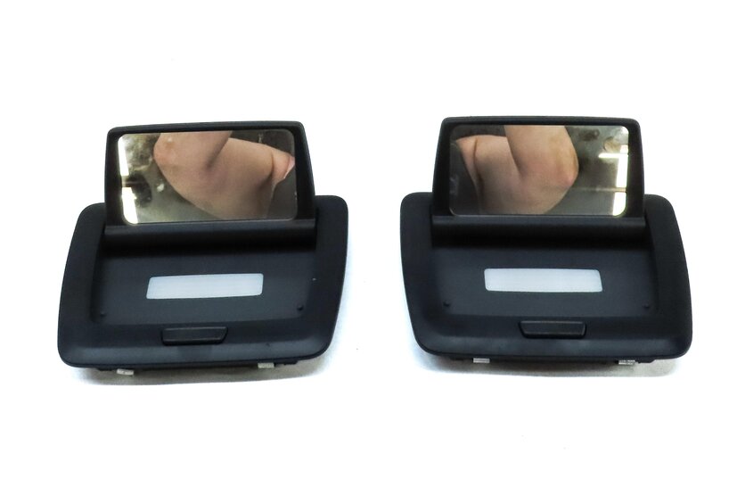 Thumbnail 5: 2015 BMW 750Li (F01) REAR LEFT & RIGHT VANITY MIRROR SET 2 (BLACK) 51447903799