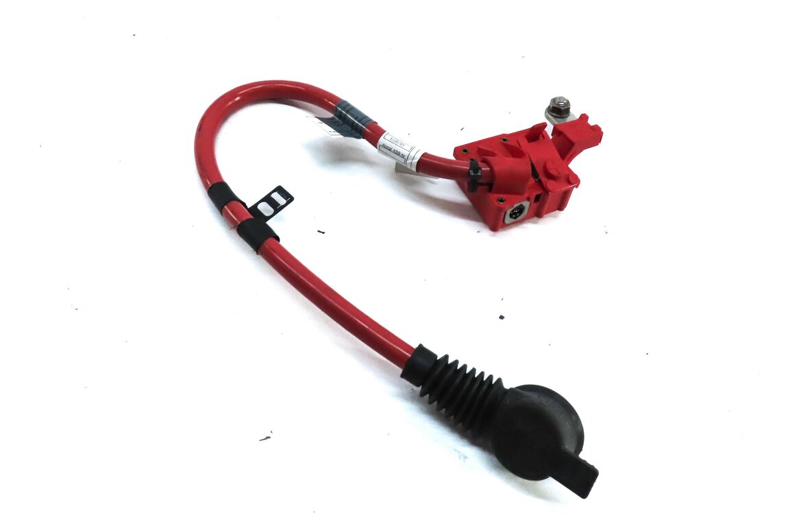 2015 BMW 750Li (F01) POSITIVE BATTERY CABLE w/ SAFETY BLOWOUT FUSE 61129217033