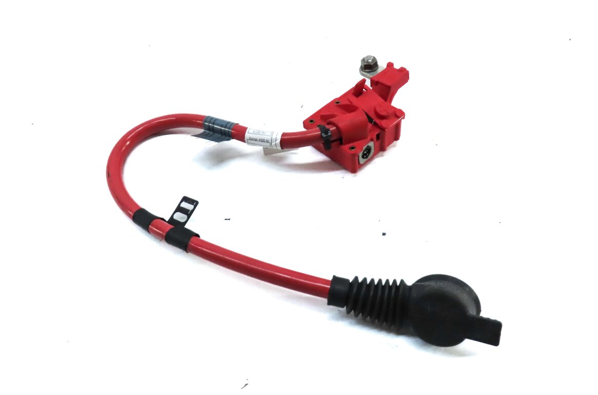 Thumbnail 2: 2015 BMW 750Li (F01) POSITIVE BATTERY CABLE w/ SAFETY BLOWOUT FUSE 61129217033