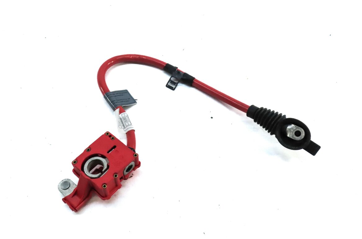 Thumbnail 4: 2015 BMW 750Li (F01) POSITIVE BATTERY CABLE w/ SAFETY BLOWOUT FUSE 61129217033