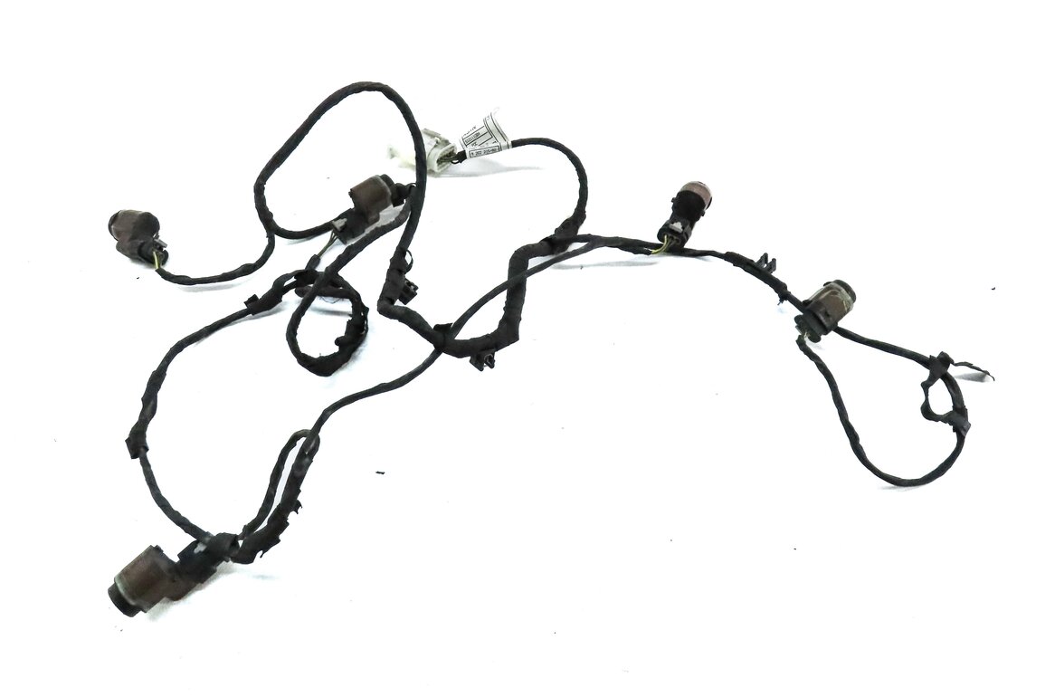 Thumbnail 2: 2015 BMW 750Li (F01) FRONT PARK ASSIST PDC SENSOR SET 4 (GREY) w/ WIRE HARNESS