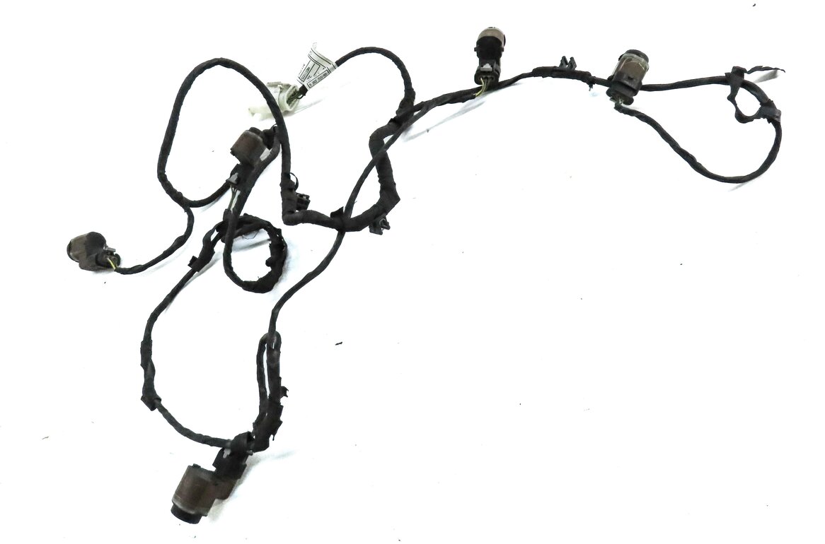 Thumbnail 3: 2015 BMW 750Li (F01) FRONT PARK ASSIST PDC SENSOR SET 4 (GREY) w/ WIRE HARNESS