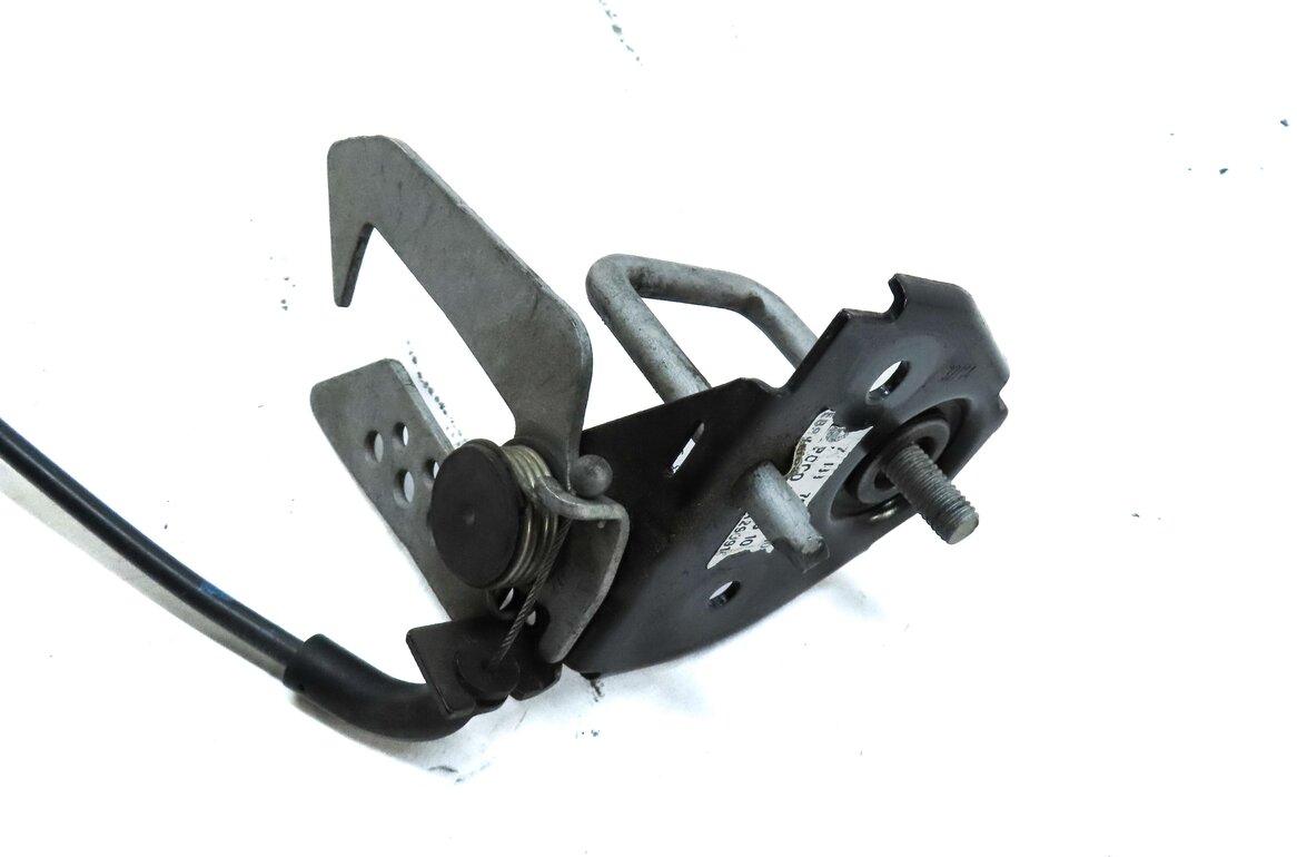 Thumbnail 10: 2015 BMW 750Li F01 HOOD SAFETY CATCH HOOK LATCH w/ RELEASE LEVER STRIKER & CABLE