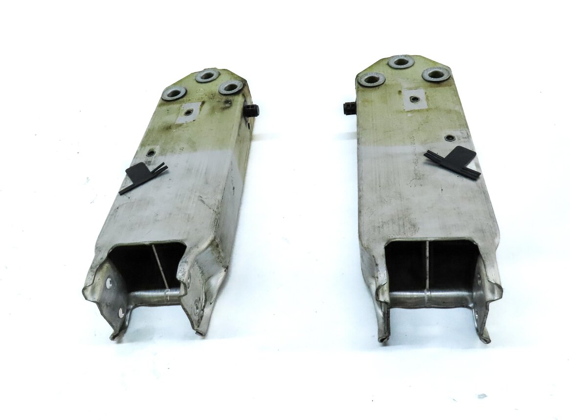 Thumbnail 2: 2015 BMW 750Li (F01) FRONT LEFT & RIGHT BUMPER REINFORCEMENT BAR BRACKET SET 2