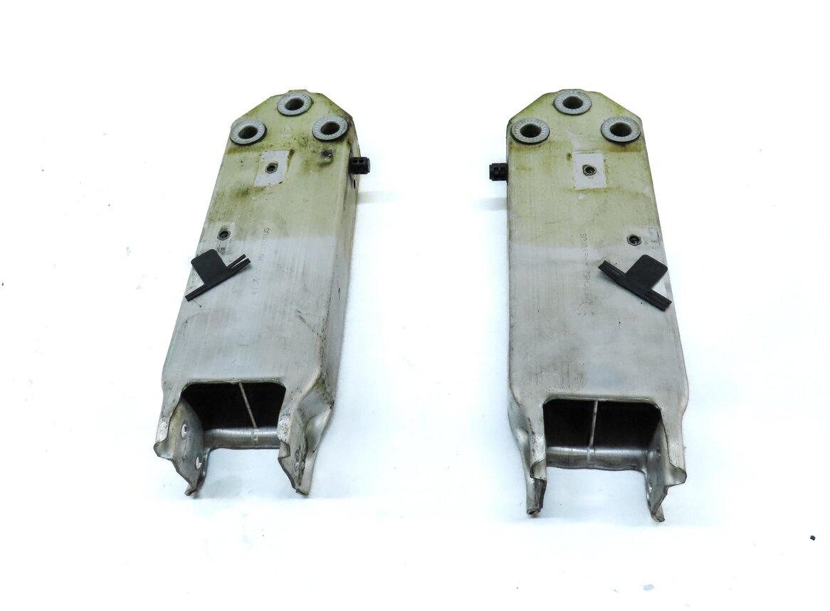 Thumbnail 4: 2015 BMW 750Li (F01) FRONT LEFT & RIGHT BUMPER REINFORCEMENT BAR BRACKET SET 2