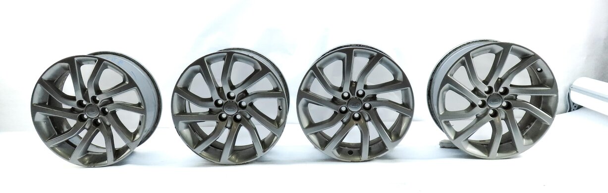 16-19 LAND ROVER DISCOVERY SPORT L550 18x8 INCH ANGLED V 5 SPOKE WHEEL RIM SET 4