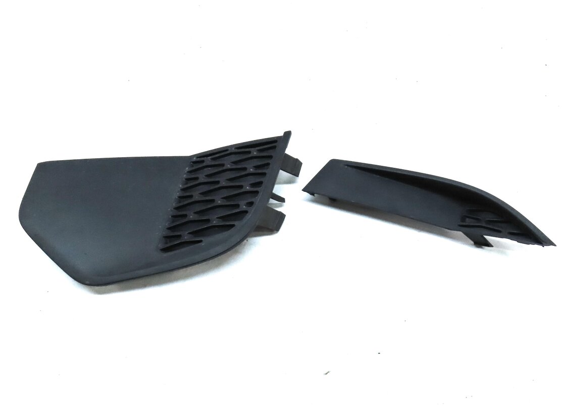 Thumbnail 2: 2017 ROVER DISCOVERY SPORT L550 FRONT LEFT BUMPER FOG LIGHT GRILL TRIM SET BLACK