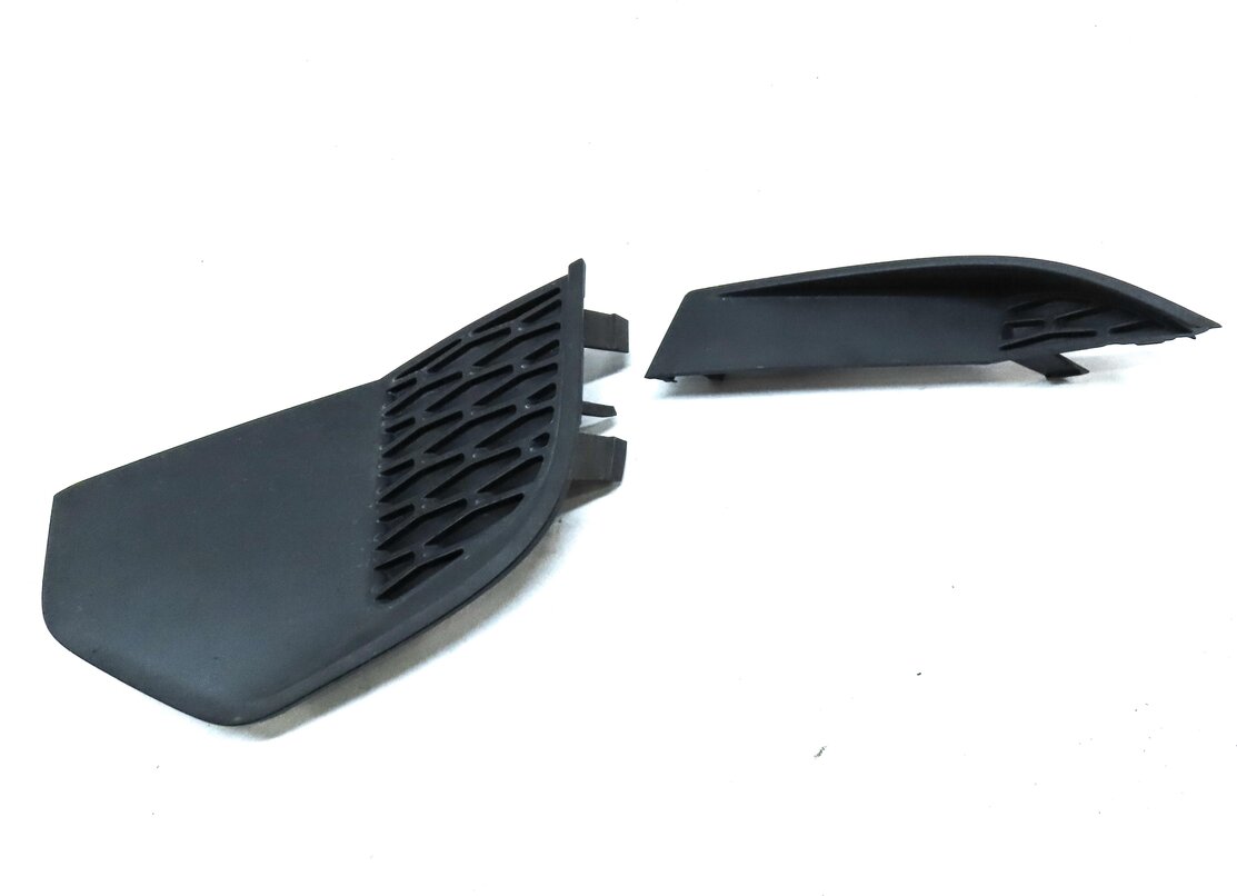 Thumbnail 3: 2017 ROVER DISCOVERY SPORT L550 FRONT LEFT BUMPER FOG LIGHT GRILL TRIM SET BLACK