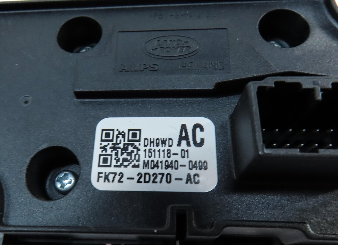 Thumbnail 6: 2015-2019 LAND ROVER DISCOVERY SPORT (L550) REAR HEATER A/C FAN SPEED CONTROL