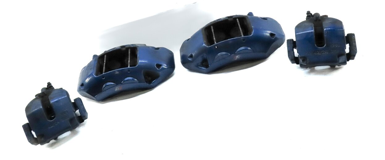 Thumbnail 3: 2010-2014 BMW X5M X6M (E70 E71) FRONT & REAR BREMBO BRAKE CALIPER SET-4