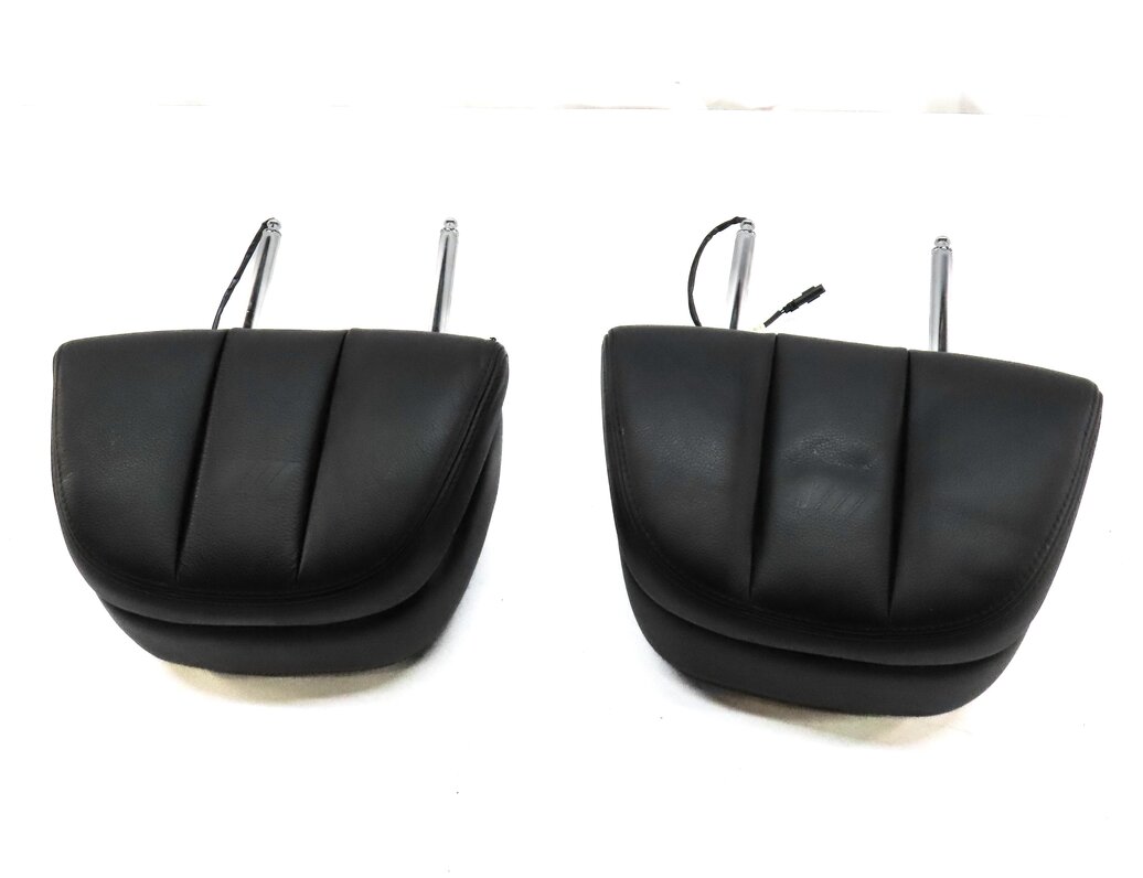 Thumbnail 4: 2013 BMW X5M (E70) FRONT LEFT & RIGHT HEADREST SET M SPORT ///M EMBOSSED (BLACK)