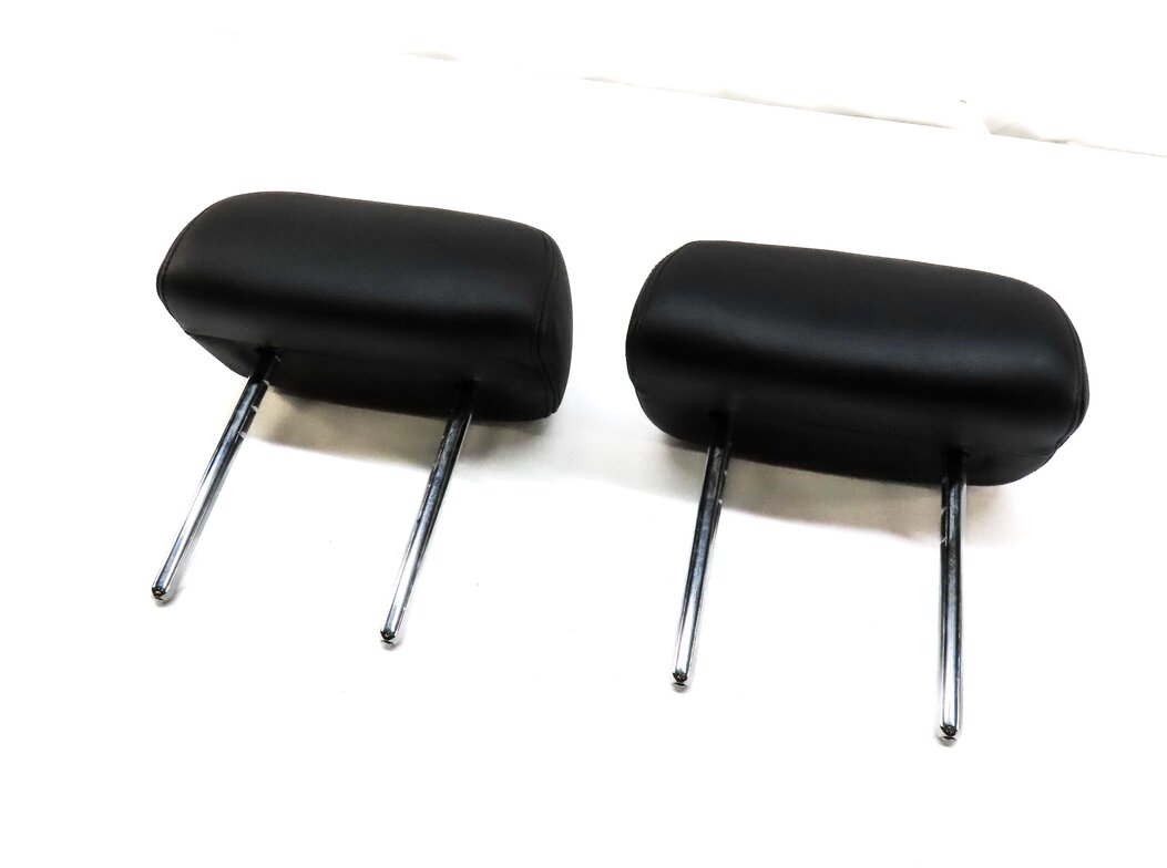 2013 BMW X5 M X5M ///M E70 REAR 2ND ROW LEFT & RIGHT HEADREST SET BLACK LEATHER