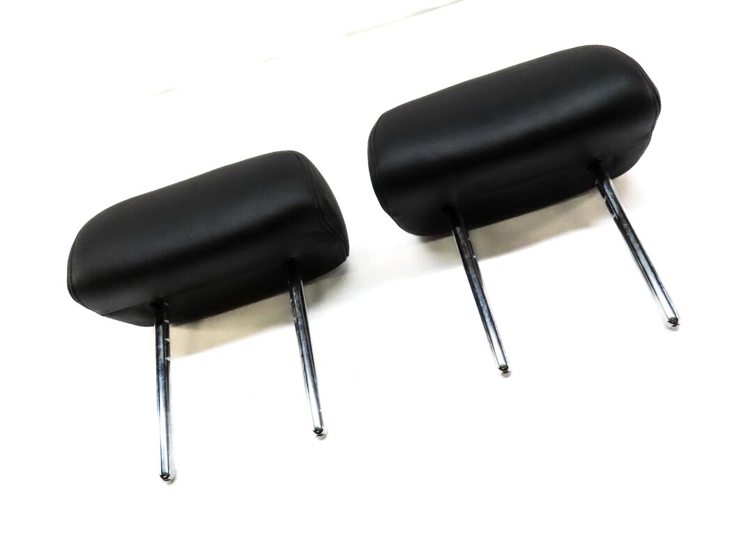 Thumbnail 3: 2013 BMW X5 M X5M ///M E70 REAR 2ND ROW LEFT & RIGHT HEADREST SET BLACK LEATHER