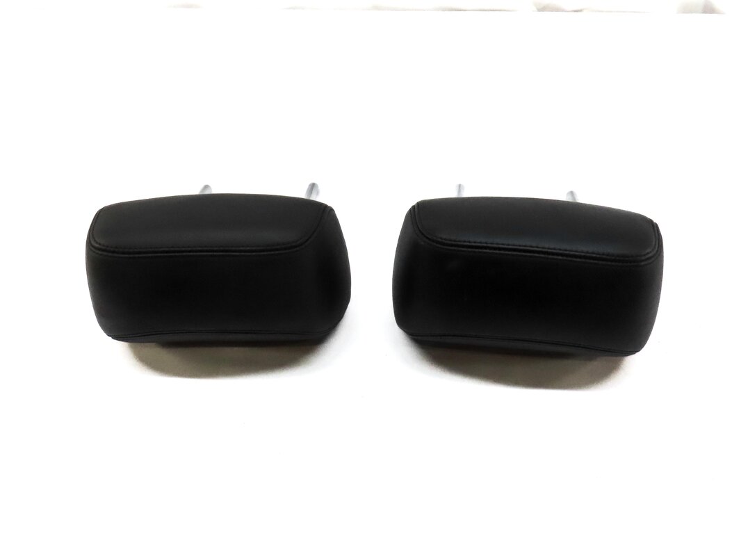 Thumbnail 5: 2013 BMW X5 M X5M ///M E70 REAR 2ND ROW LEFT & RIGHT HEADREST SET BLACK LEATHER