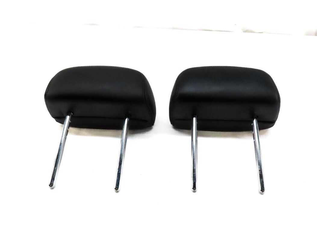 Thumbnail 6: 2013 BMW X5 M X5M ///M E70 REAR 2ND ROW LEFT & RIGHT HEADREST SET BLACK LEATHER