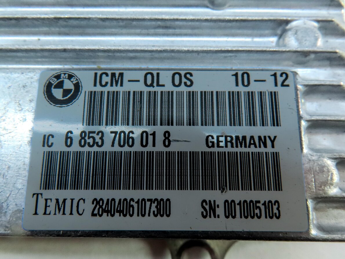 Thumbnail 8: 2011-2013 BMW X5M (E70) INTEGRATED CHASSIS MANAGEMENT MODULE ICM